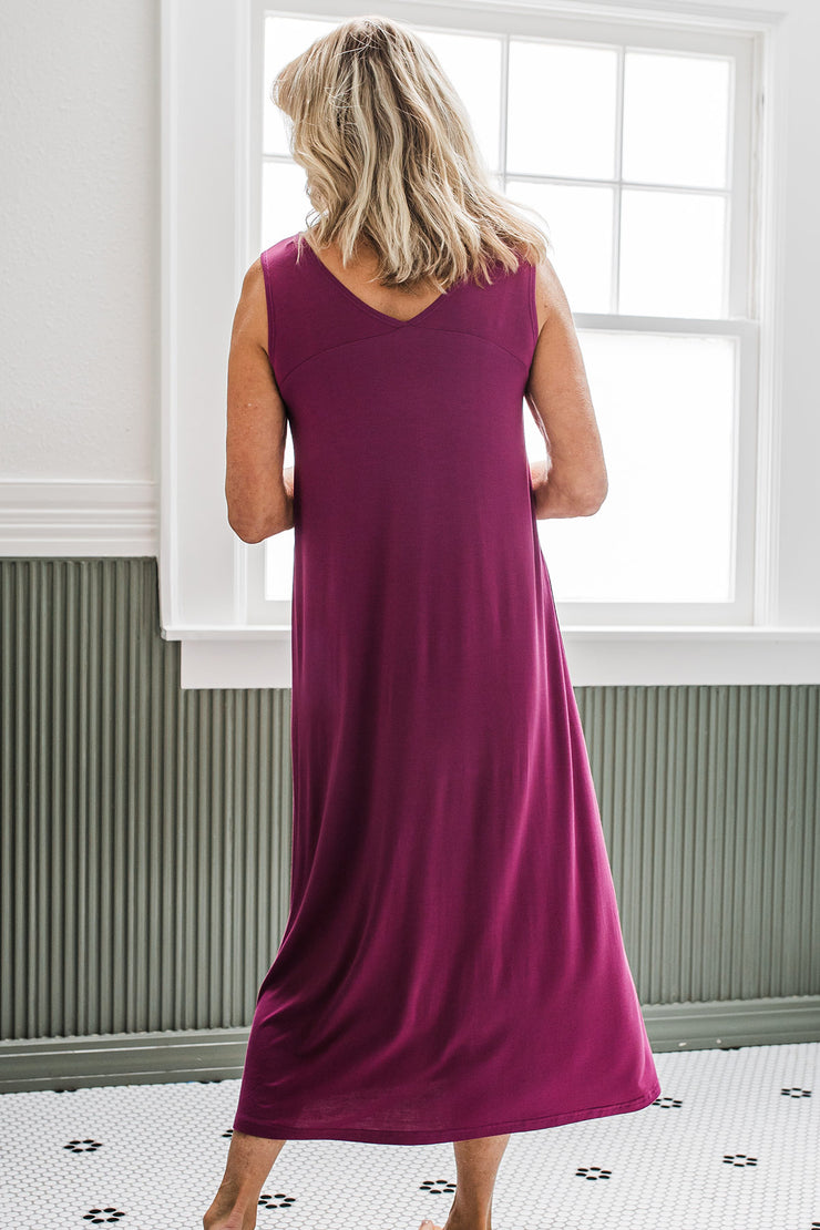 Molly Sleeveless Bamboo Nightgown