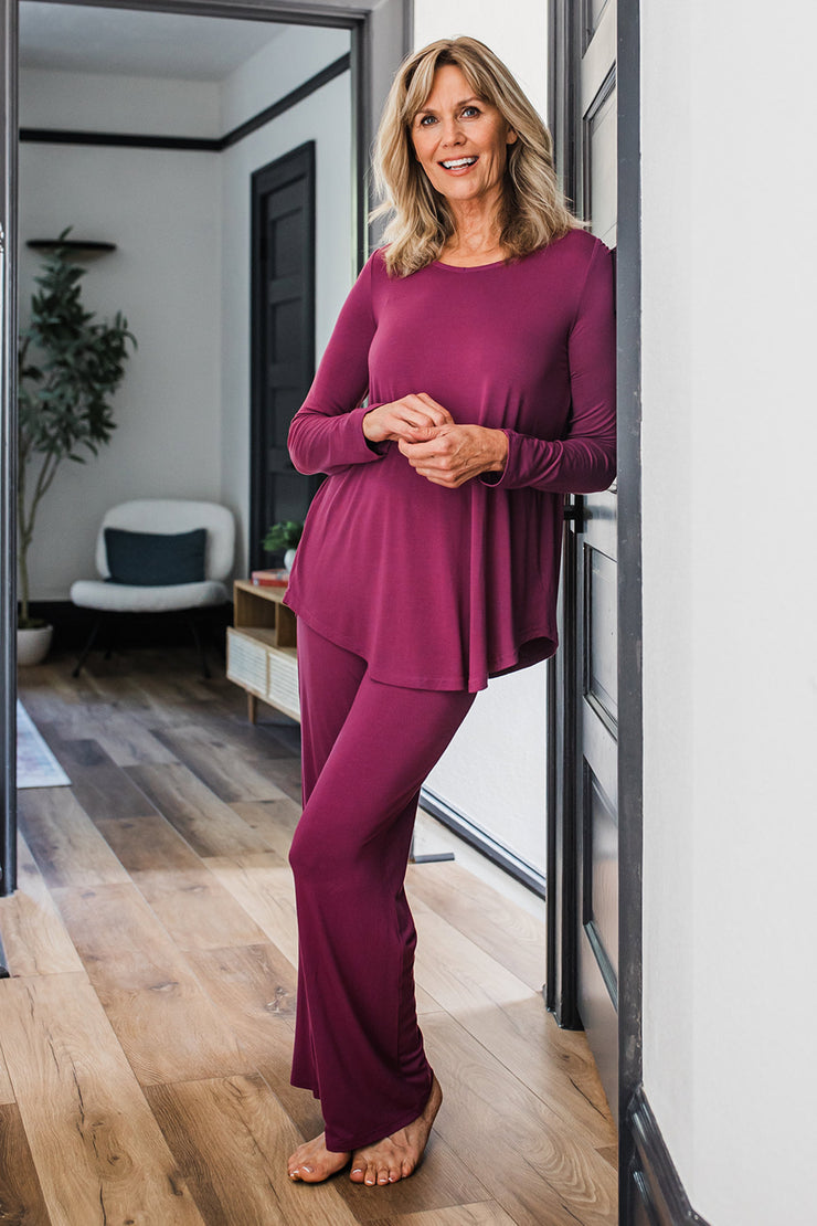 Norah Long Sleeve Bamboo Pajama Set