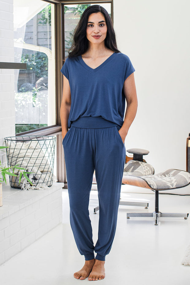 Geena Lightweight Bamboo Jogger Lounge Pant