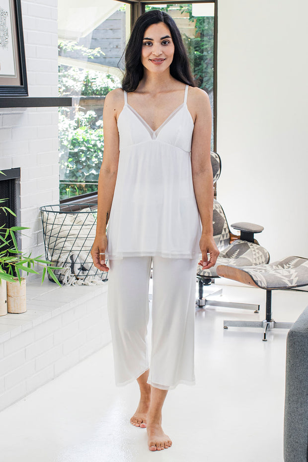 Iris Lace Bamboo Pajama Set