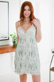 Iris Lace Bamboo Nightgown