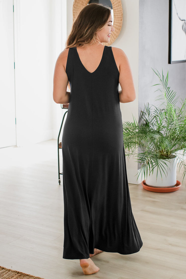 Kinsley Sleeveless Bamboo Maxi Dress