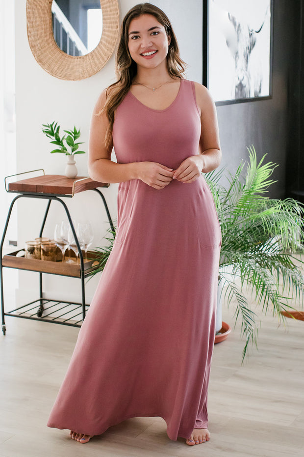 Kinsley Sleeveless Bamboo Maxi Dress