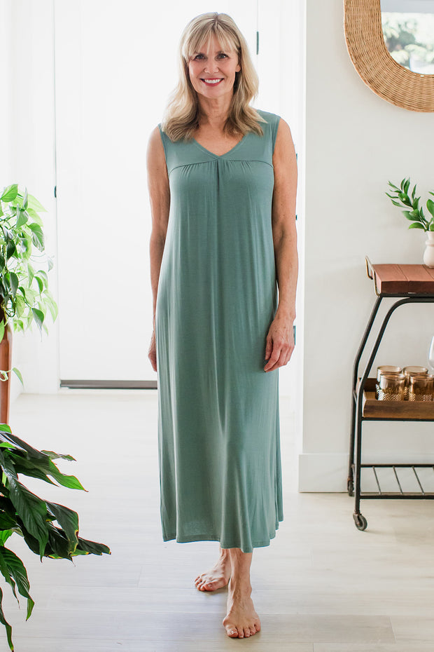 Molly Sleeveless Bamboo Nightgown