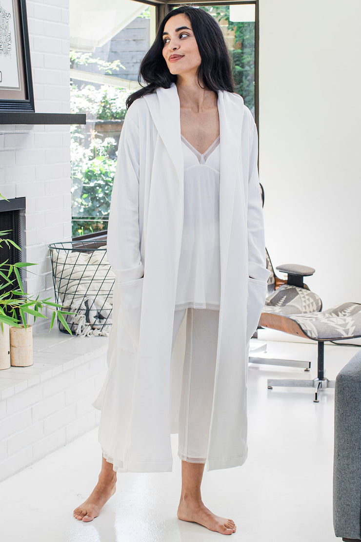 Elliot Bamboo & Organic Cotton Sweatshirt Hooded Robe