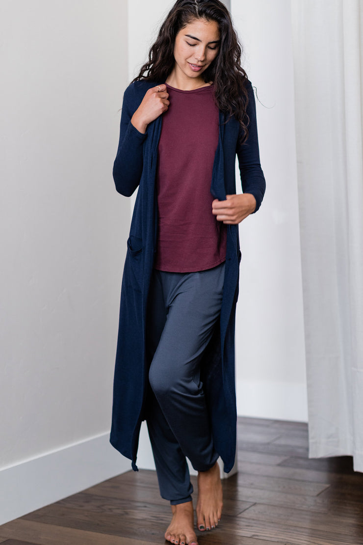 Brooke Cardigan Duster Bamboo Sweater