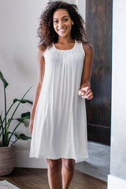 Delia Gathered Tank Bamboo Nightgown