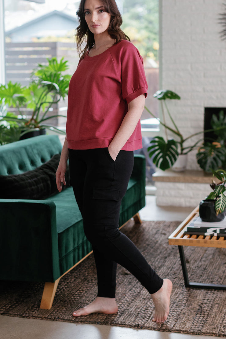 Fay Bamboo & Organic Cotton Sweatshirt Cargo Joggers