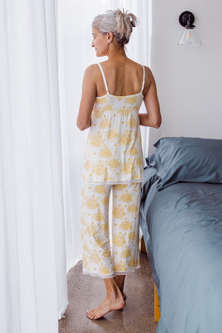 Iris Lace Bamboo Pajama Set