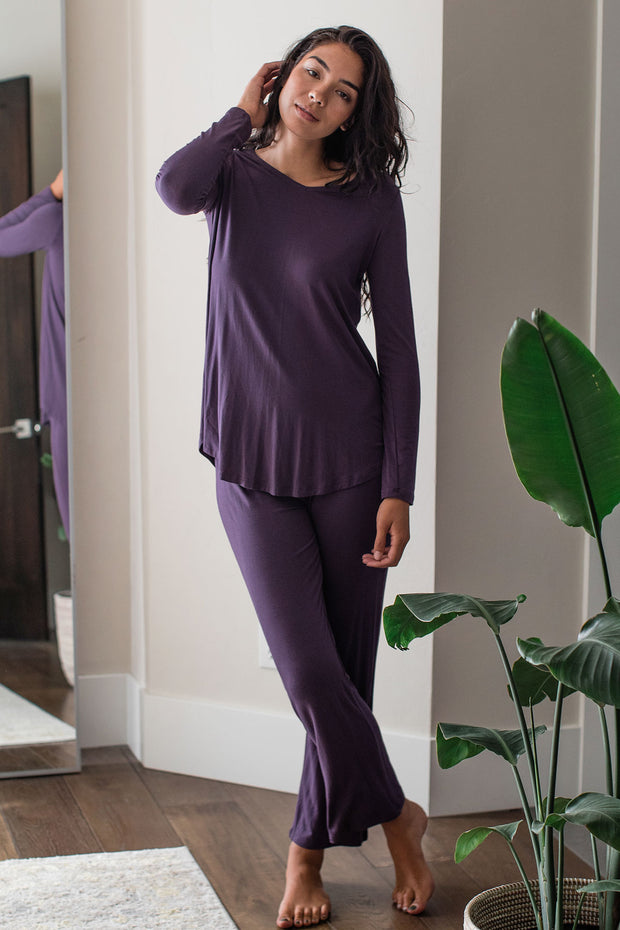 Norah Long Sleeve Bamboo Pajama Set