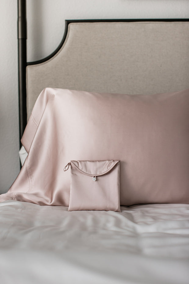 Charmeuse Silk Pillowcase in a Silk Envelope